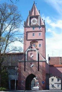 Das Kempter Tor in Memmingen, durch das die mutigen 
Schwaben auszogen